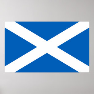 Flagga av Skottland, Saltire-flagga, Andrew's Kor Poster