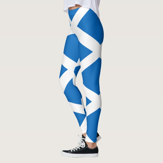 Flagga av Skottland - skotsk flagga Leggings (Vänster)