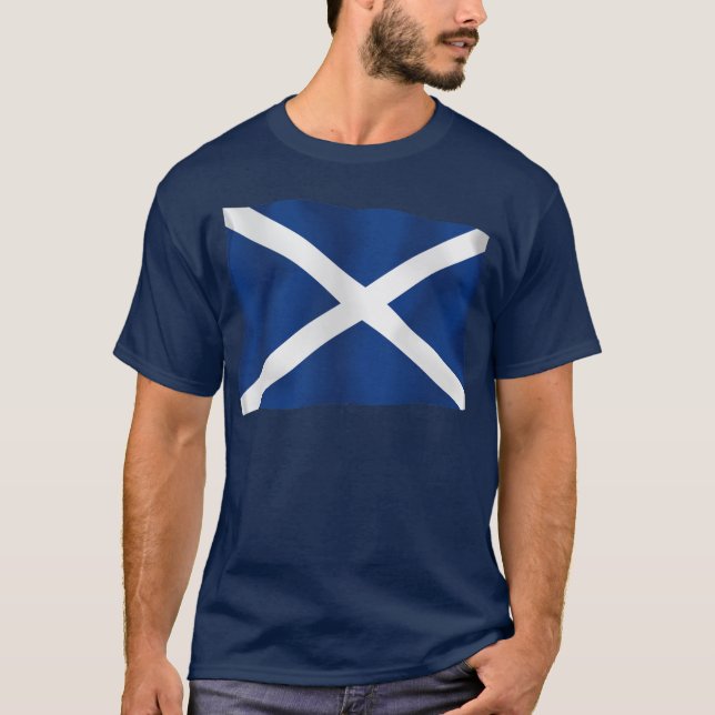 Flagga av Skottland Tee Shirt (Framsida)