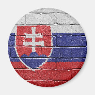 Flagga av Slovakien Magnet