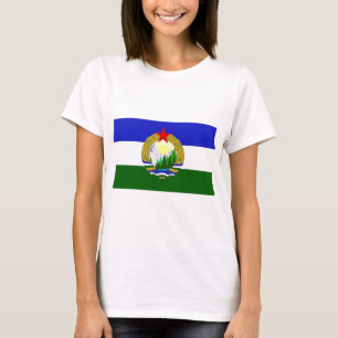 Flagga av socialistiska Cascadia Tee Shirt