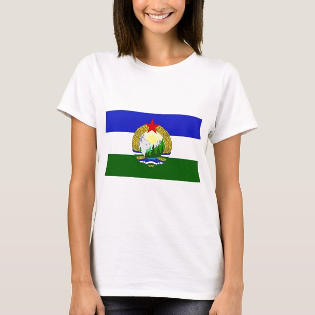 Flagga av socialistiska Cascadia Tee Shirt (Framsida)