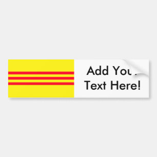 Flagga av södra Vietnam Bildekal