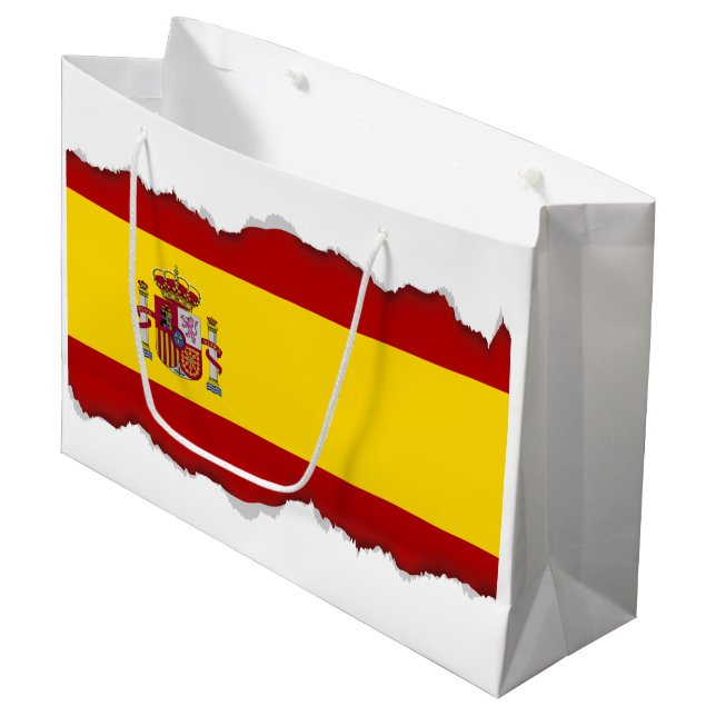 Flagga av Spanien (Framsidan Vinklad)