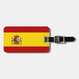 Flagga av Spanien Bagagebricka