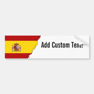 Flagga av Spanien Bildekal