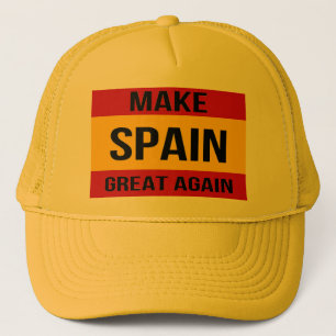 Flagga av Spanien - gör Spanien underbar igen Truckerkeps