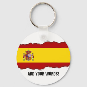 Flagga av Spanien Nyckelring