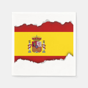 Flagga av Spanien Pappersservett