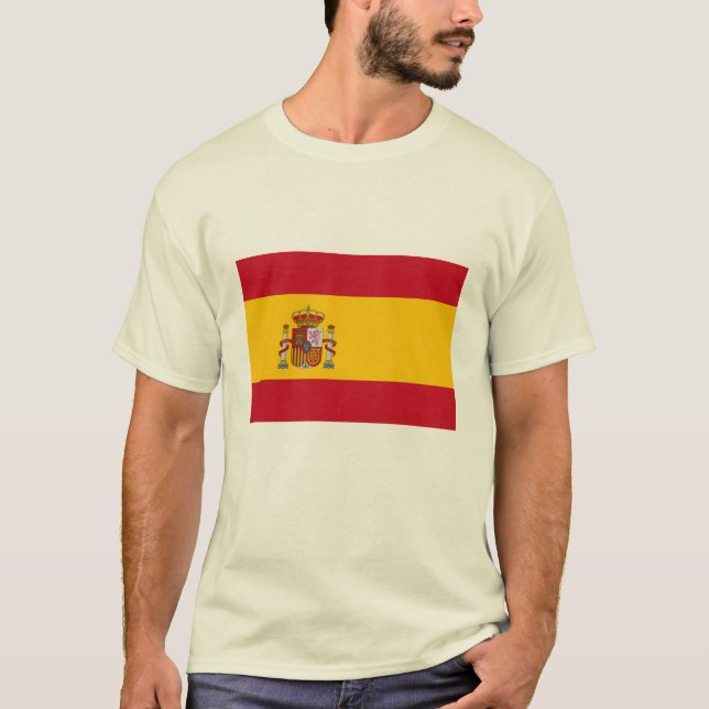Flagga av Spanien T Shirt (Framsida)