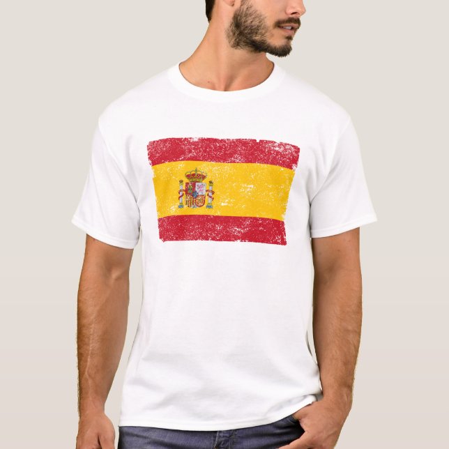 Flagga av Spanien Tee (Framsida)