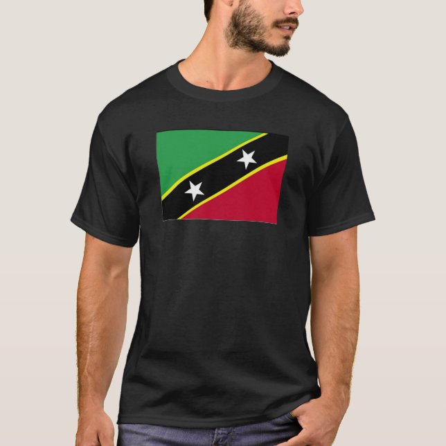 Flagga av St Kitts & Nevis Tröja (Framsida)