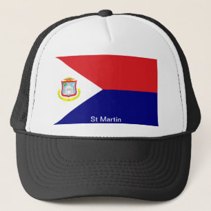 Flagga av St Martin Truckerkeps