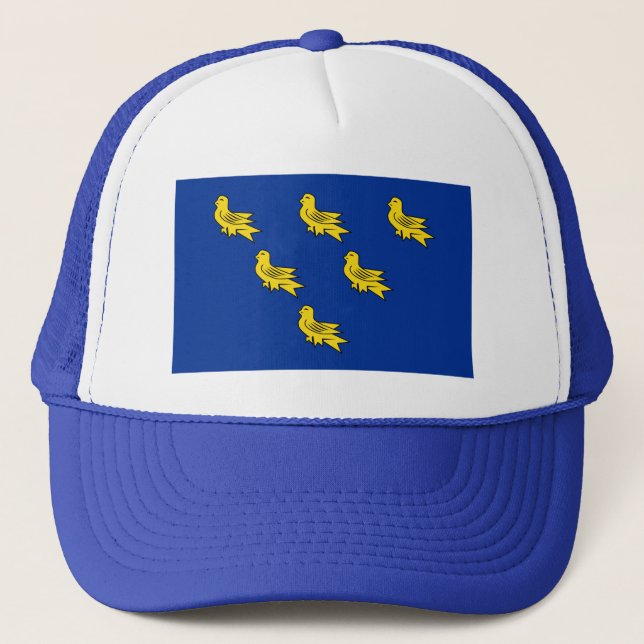 Flagga av Sussex Hat Keps (Framsida)
