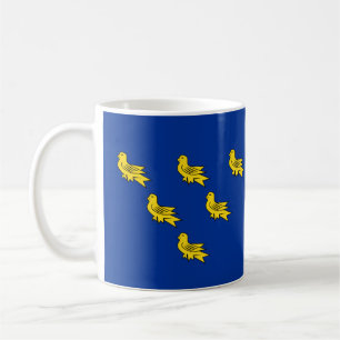 Flagga av Sussex Kaffemugg
