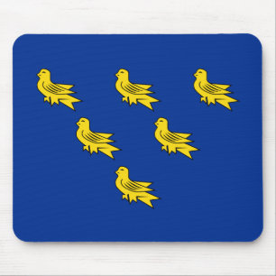 Flagga av Sussex Mouse Pad Musmatta