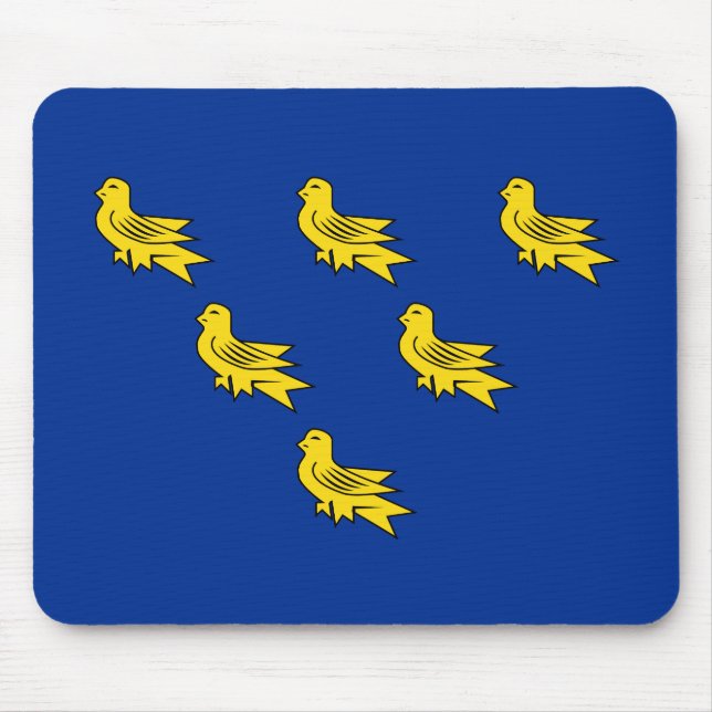 Flagga av Sussex Mouse Pad Musmatta (Framsidan)
