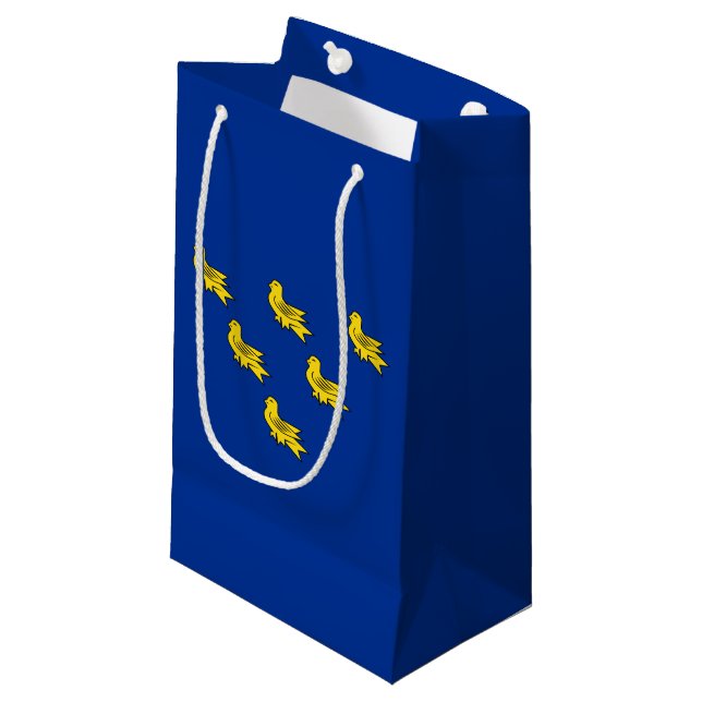 Flagga av Sussex Small Gift Bag (Framsidan Vinklad)
