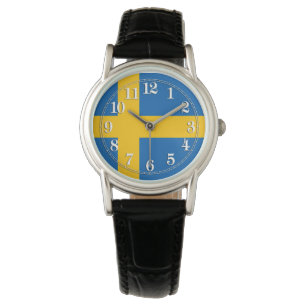 Flagga av Sverige Armbandsur