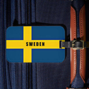Flagga av Sverige Bagagebricka