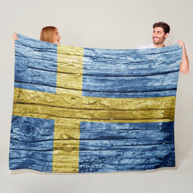 flagga av sverige fleecefilt (På plats)