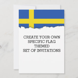 Flagga av Sverige Inbjudningar