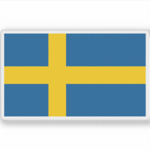 Flagga av Sverige Klistermärken