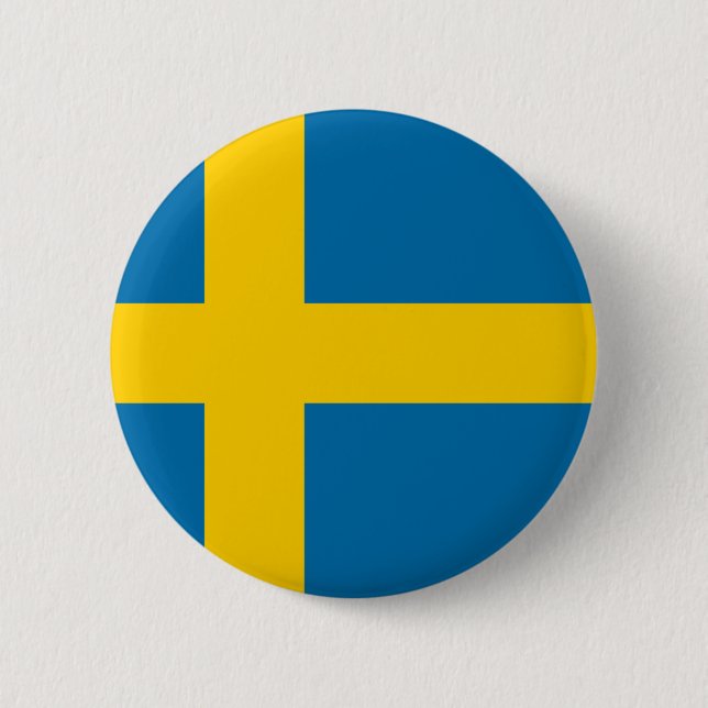 Flagga av Sverige Knapp (Framsida)