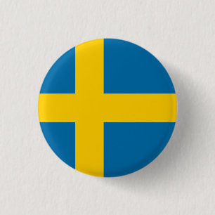 Flagga av Sverige Knapp