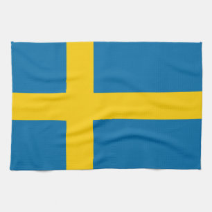 Flagga av Sverige Kökshandduk