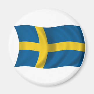 Flagga av Sverige Magnet