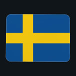 Flagga av Sverige Magnet<br><div class="desc">Andel 10:16,  Flagga av Sverige</div>
