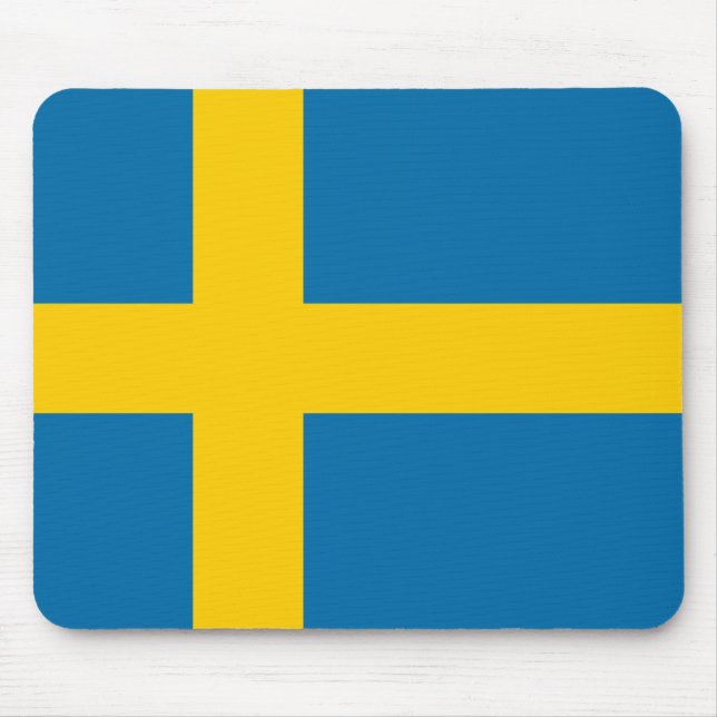 Flagga av Sverige Musmatta (Framsidan)