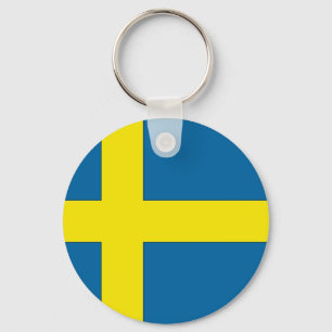 Flagga av Sverige Nyckelring