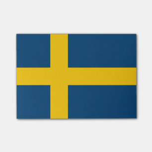 Flagga av Sverige Post-it Block
