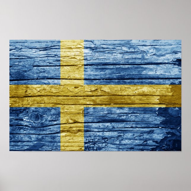 flagga av sverige poster (Framsidan)
