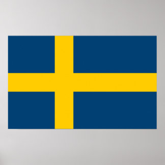 Flagga av Sverige Poster
