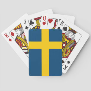 Flagga av Sverige Spel Kort