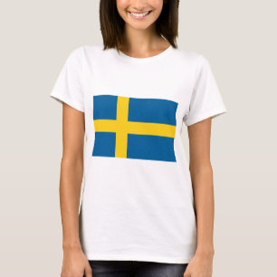 Flagga av Sverige T Shirt