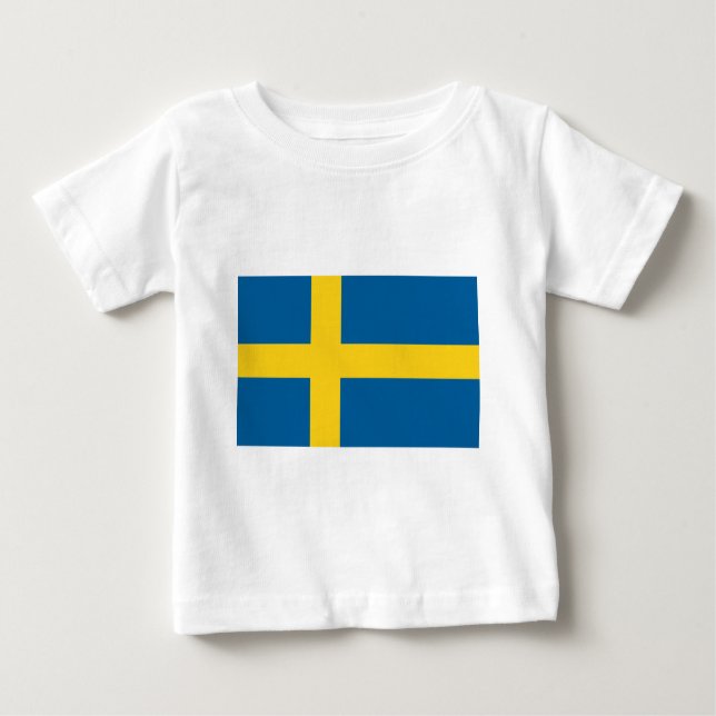 Flagga av Sverige Tee (Framsida)