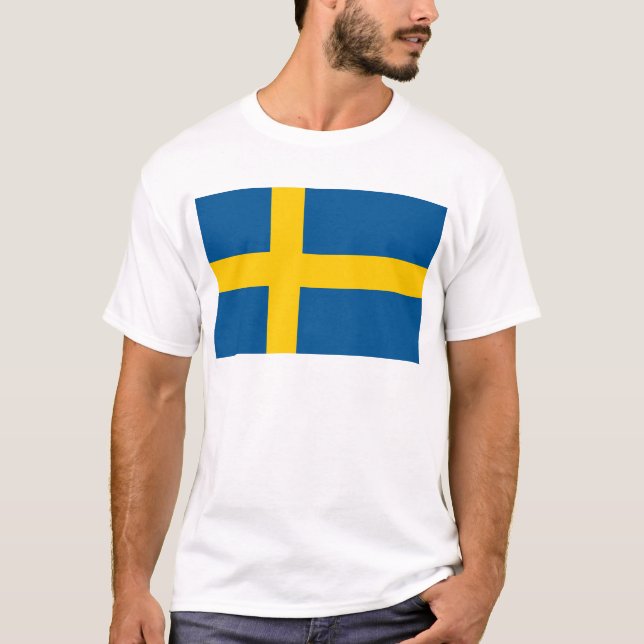Flagga av Sverige Tee (Framsida)