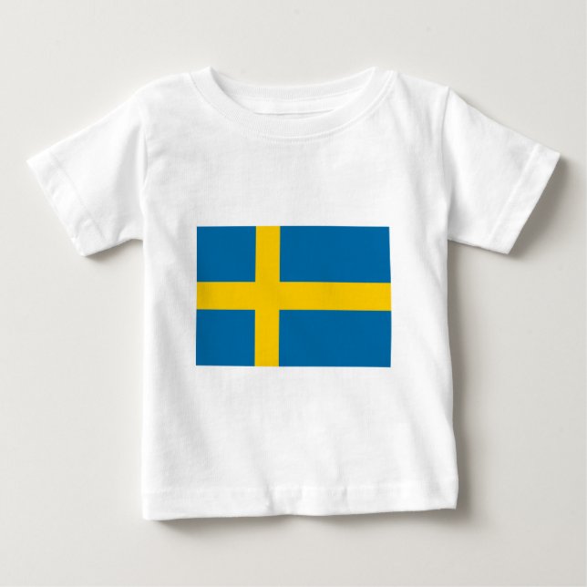 Flagga av Sverige Tee Shirt (Framsida)