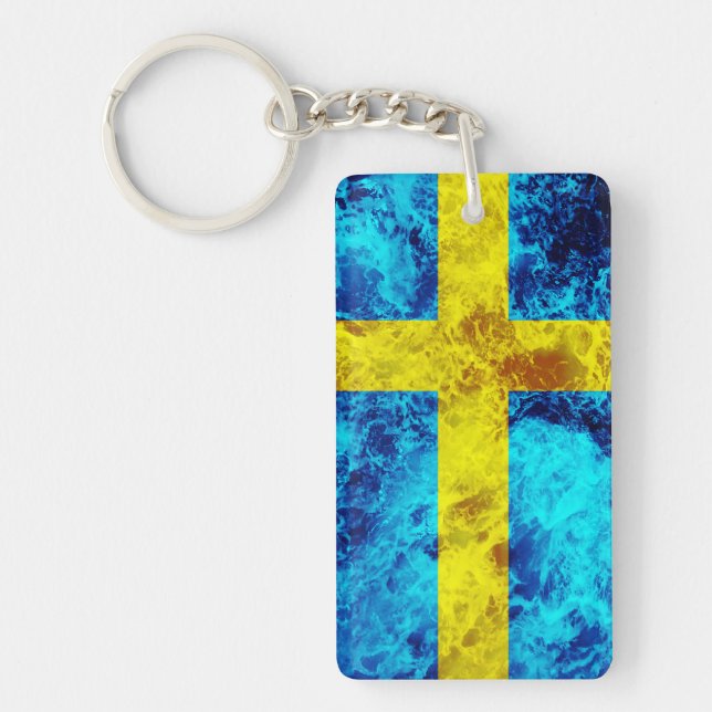 Flagga av Sverige - Vinkara oceanen (Framsidan)