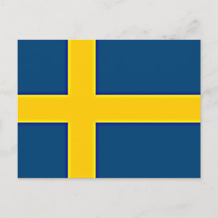 Flagga av Sverige Vykort