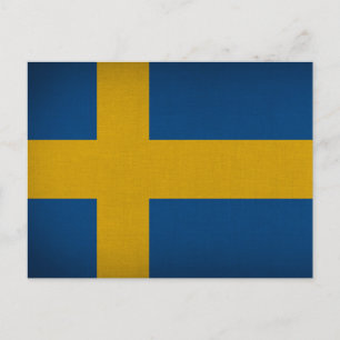 Flagga av Sverige Vykort