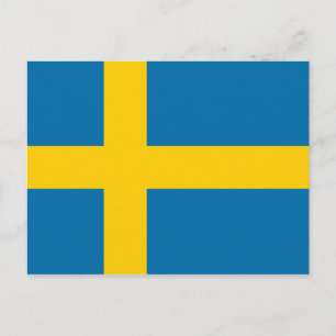 Flagga av Sverige Vykort