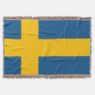 Flagga av sverigen filt