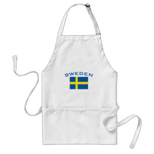 Flagga av sverigen förkläde