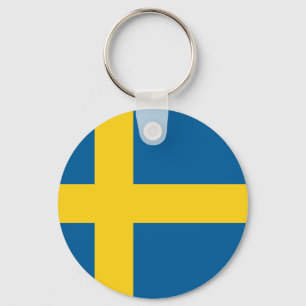 Flagga av sverigen nyckelring