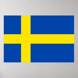 Flagga av sverigen poster